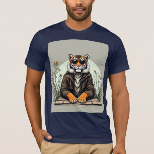 Camiseta "Tigre Legal com T-Shirt de óculos de sol - Na mod