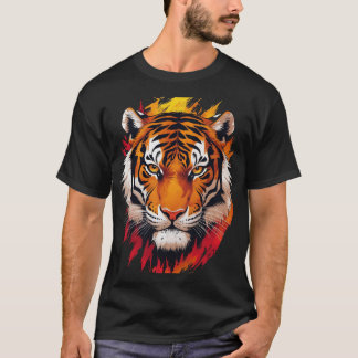 Camiseta Tigre majestoso - símbolo de poder, coragem e forç