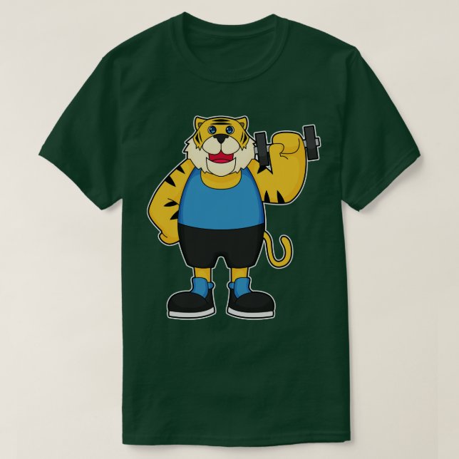 Camiseta Tigre Malhação Dumbbell (Frente do Design)