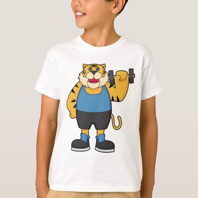 Camiseta Tigre Malhação Dumbbell (Frente)