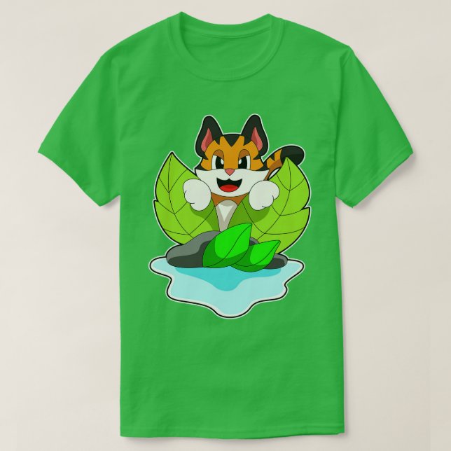 Camiseta Tigre na Caça (Frente do Design)