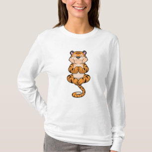 Camiseta Tigre na Malhação de Yoga