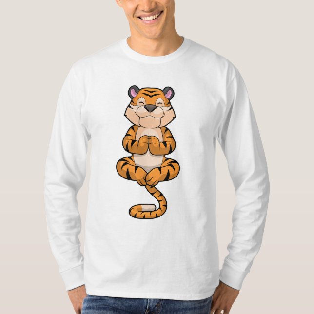 Camiseta Tigre na Malhação de Yoga (Frente)