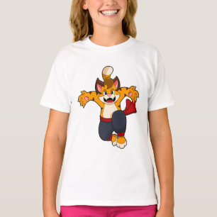 Camiseta Tigre no Karate das Artes Marciais