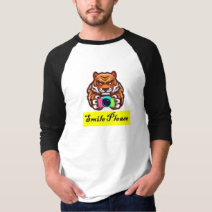 Camiseta Tigre no prowl (com uma câmera!)