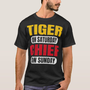Camiseta Tigre No Sábado Chefe No Domingo Vint