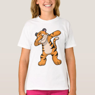 Camiseta Tigre no Separador Dança Hip Hop