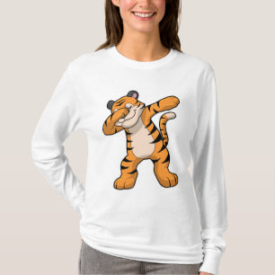 Camiseta Tigre no Separador Dança Hip Hop