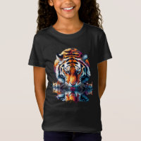 Tigre olhando para Reflexo na Água