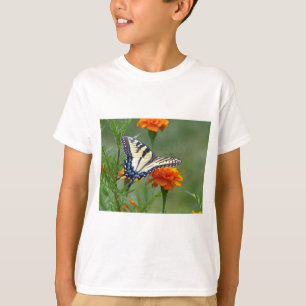 Camiseta Tigre oriental fêmea amarelo Swallowtail