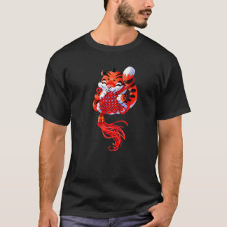 Camiseta Tigre Para A Avó E Chinês Ano Novo