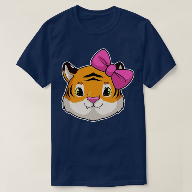 Camiseta Tigre para Crianças (Frente do Design)