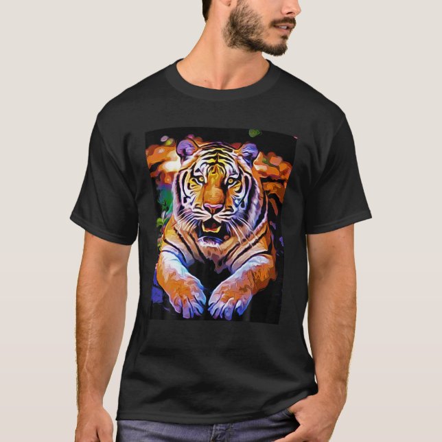 Camiseta Tigre pintado (Frente)