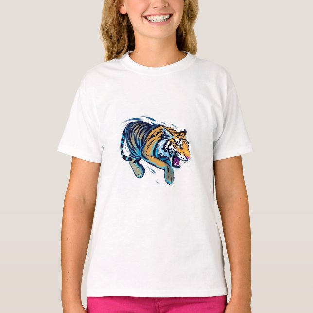 Camiseta Tigre Saltador (Frente)