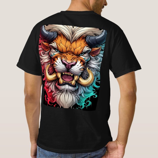 CAMISETA TIGRE SANGRENTA DO MUNDO ESCURO (Verso)