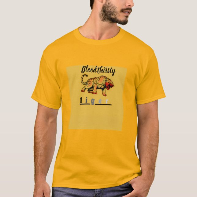 Camiseta tigre sedento (Frente)