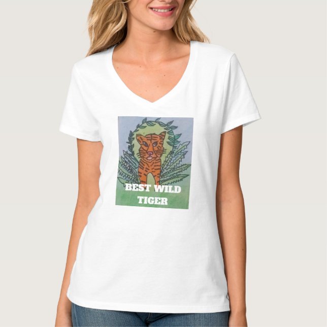 Camiseta Tigre Selvagem (Frente)