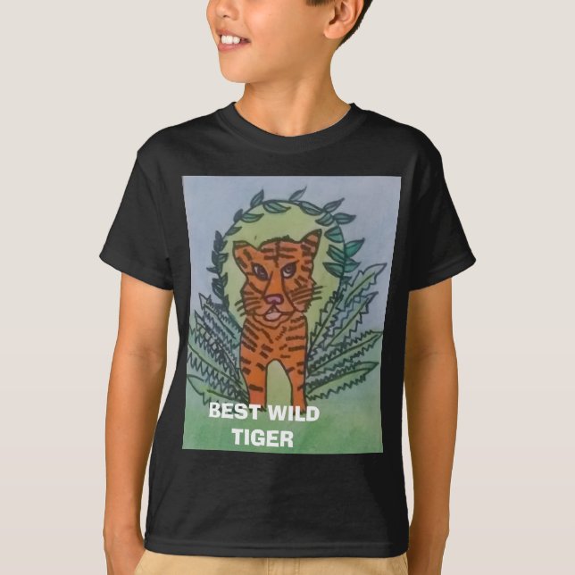 Camiseta Tigre selvagem (Frente)