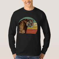 Tigre Siberiano Animal Ameaçado de Extinção Retro