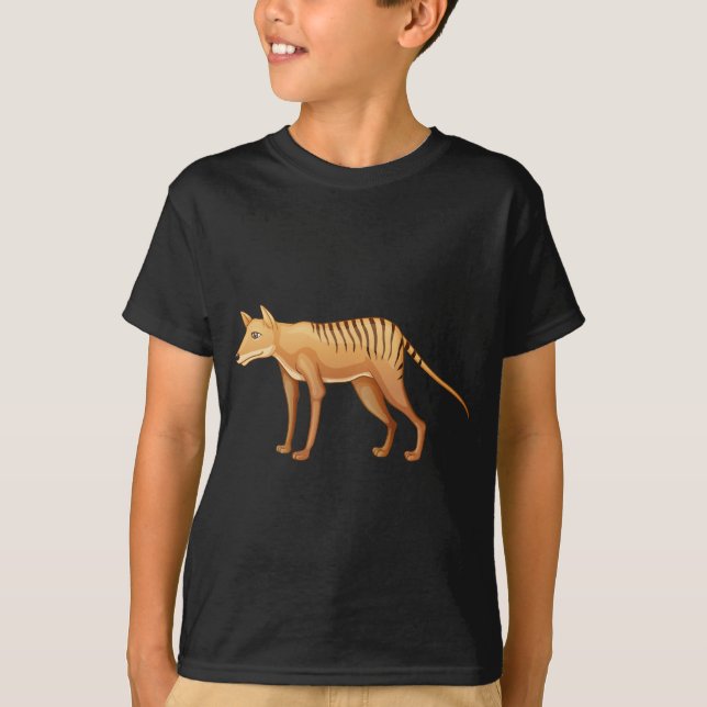 Camiseta Tigre tasmaniano (Frente)
