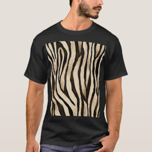 Camiseta Tigre Textura sem costura da pele