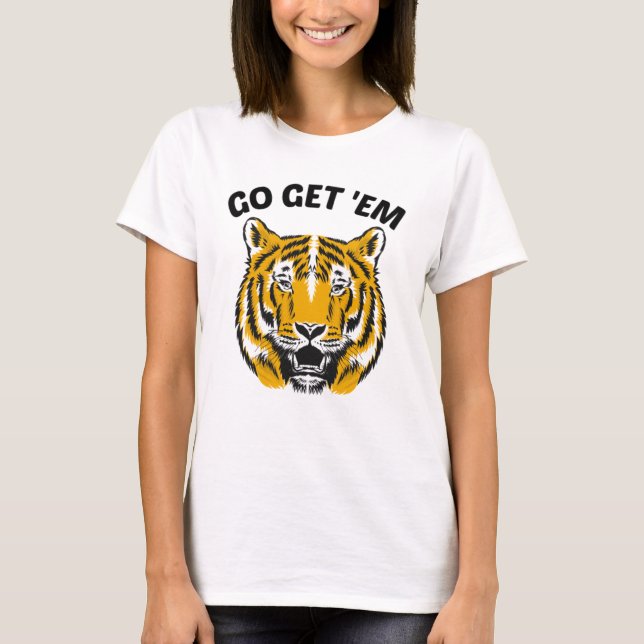 CAMISETA TIGRE VÁ PEGÁ-LOS (Frente)