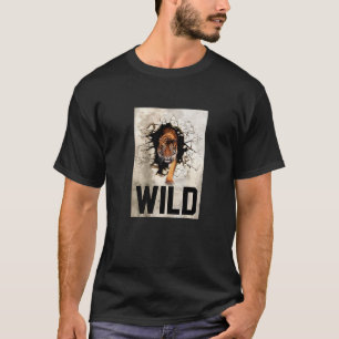 Camiseta Tigres Brancos de Montanha Selvagem da Ilustração