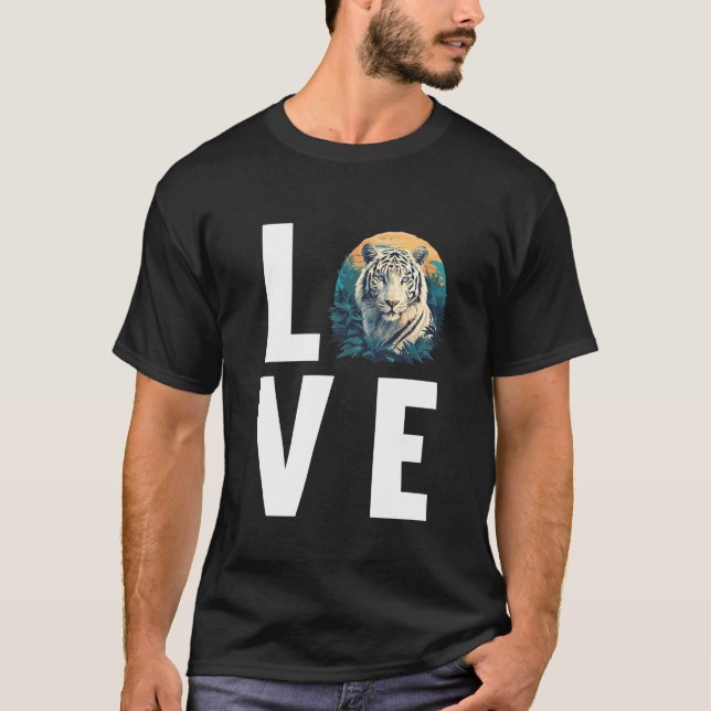 Camiseta Tigres Brancos Tigre Branco (Frente)