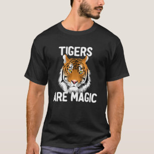 Camiseta Tigres Cutes São Crianças Safari De Animais Mágico