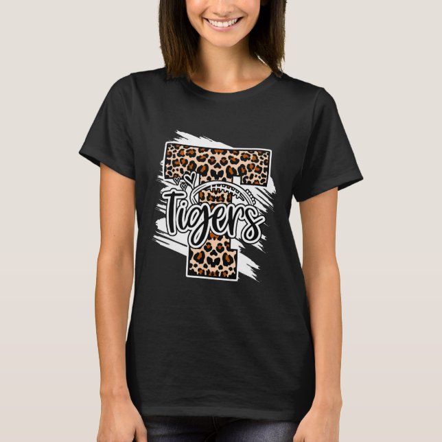 Camiseta Tigres de Futebol Espírito de Equipe de Escolas Fã (Frente)