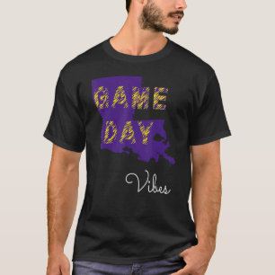 Camiseta Tigres do Estado da Louisiana Vibes Tai