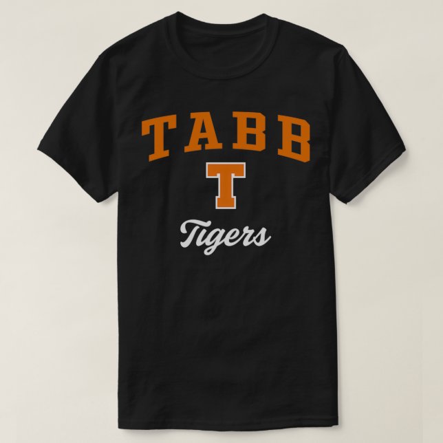 Camiseta Tigres do Segundo grau de Tabelas (Frente do Design)