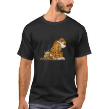 Tigres em um t-shirt