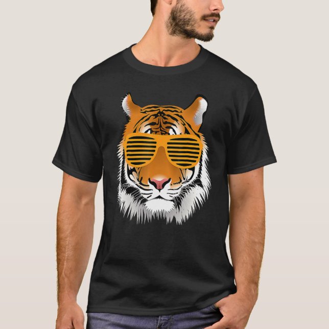 Camiseta Tigres legal Para Animais Estimulados Com Tigre (Frente)