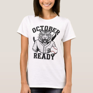 Camiseta Tigres prontos para outubro