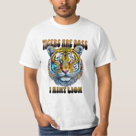 Camiseta Tigres são Chefe | I Leão De Tonalidade