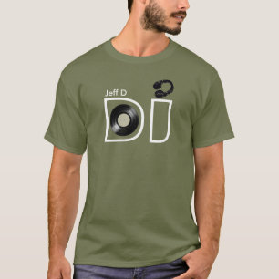Camiseta TII personalizado para o DJ