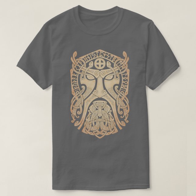 Camiseta Tijante Clássico Essencial THORGODMASK (Frente do Design)