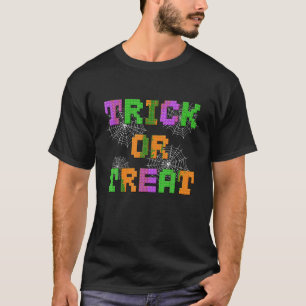 Camiseta Tijolo De Tijolo Ou Mast De Halloween De Bloco De
