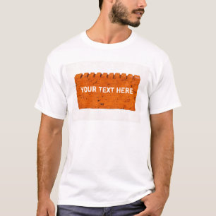 Camiseta Tijolo Laranja - Atom Da Criação