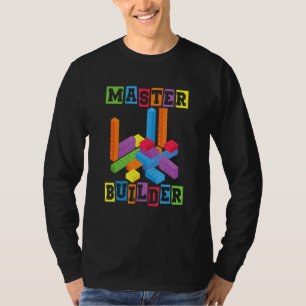 Camiseta Tijolos de Brinquedos do Master Builder Building B