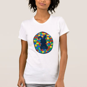 Camiseta Tijolos de Construção Coelho de Páscoa Meninos Men