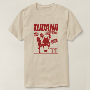 Camiseta Tijuana Donkey mostra lenda urbana
