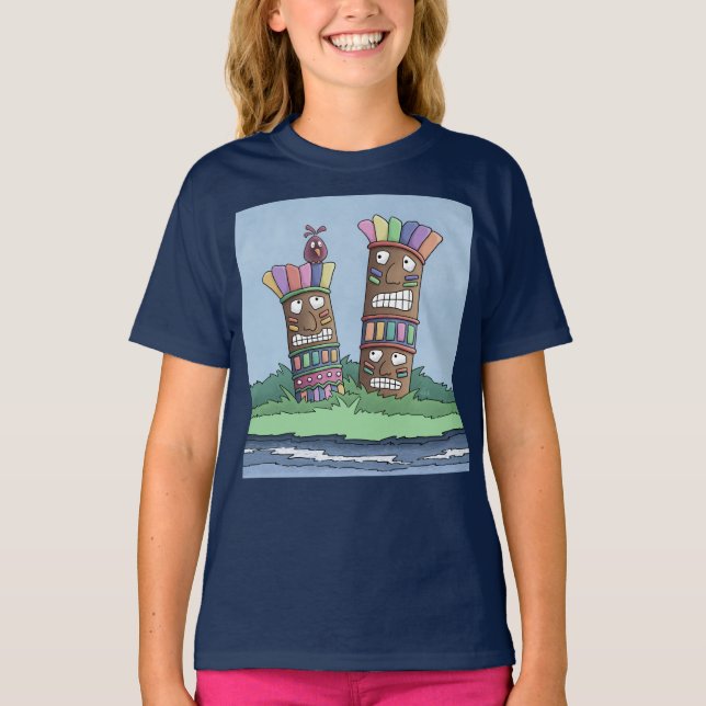 Camiseta Tiki Bird Rosebud T-Shirt (Frente)