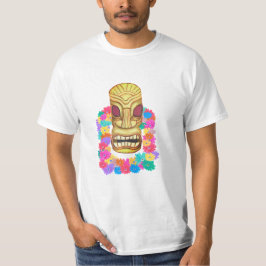 Camiseta Tiki Head Havaiian Lei