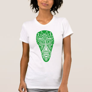 Camiseta Tiki Mask II - Grass Green