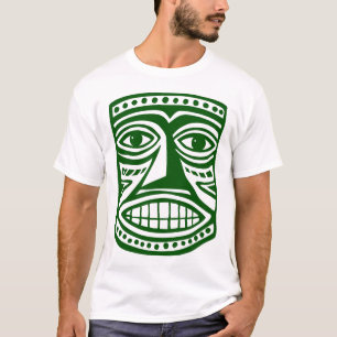 Camiseta Tiki Mask III - Dk Green