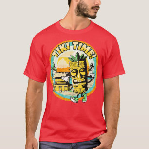 Camiseta Tiki Time Beachy Summer Piscina Party