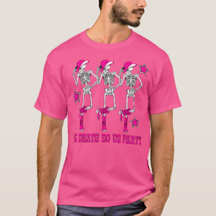 Camiseta Til Death Do U Party Western Rodeo Skeleton Cowgi