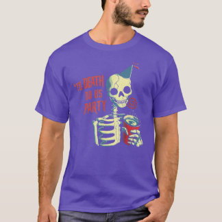 Camiseta Til Death Do Us Party - Skeleton Engraçado T-Shi
